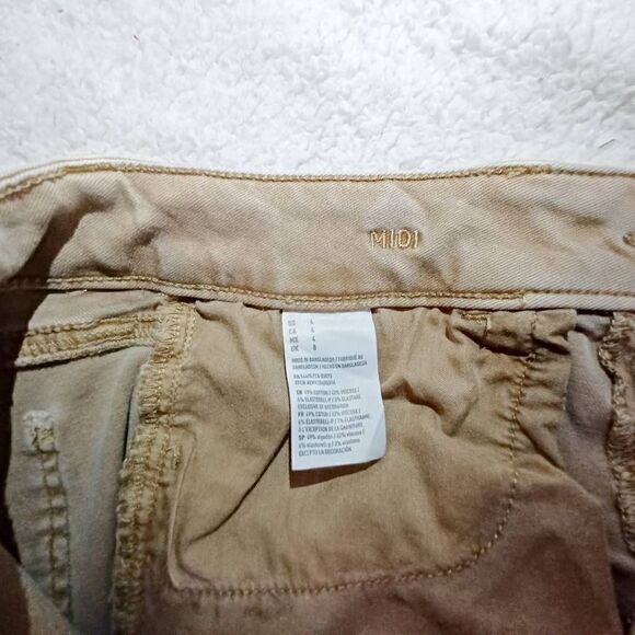 American Eagle Shorts Super Stretch Midi Denim Size 4 - Picture 4 of 7